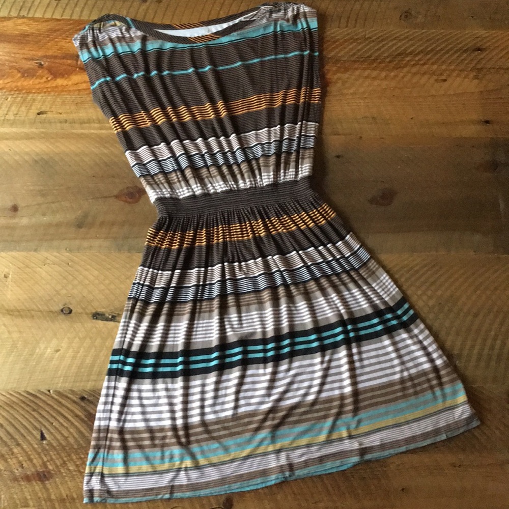CASLON Striped Jersey Dress, size Small